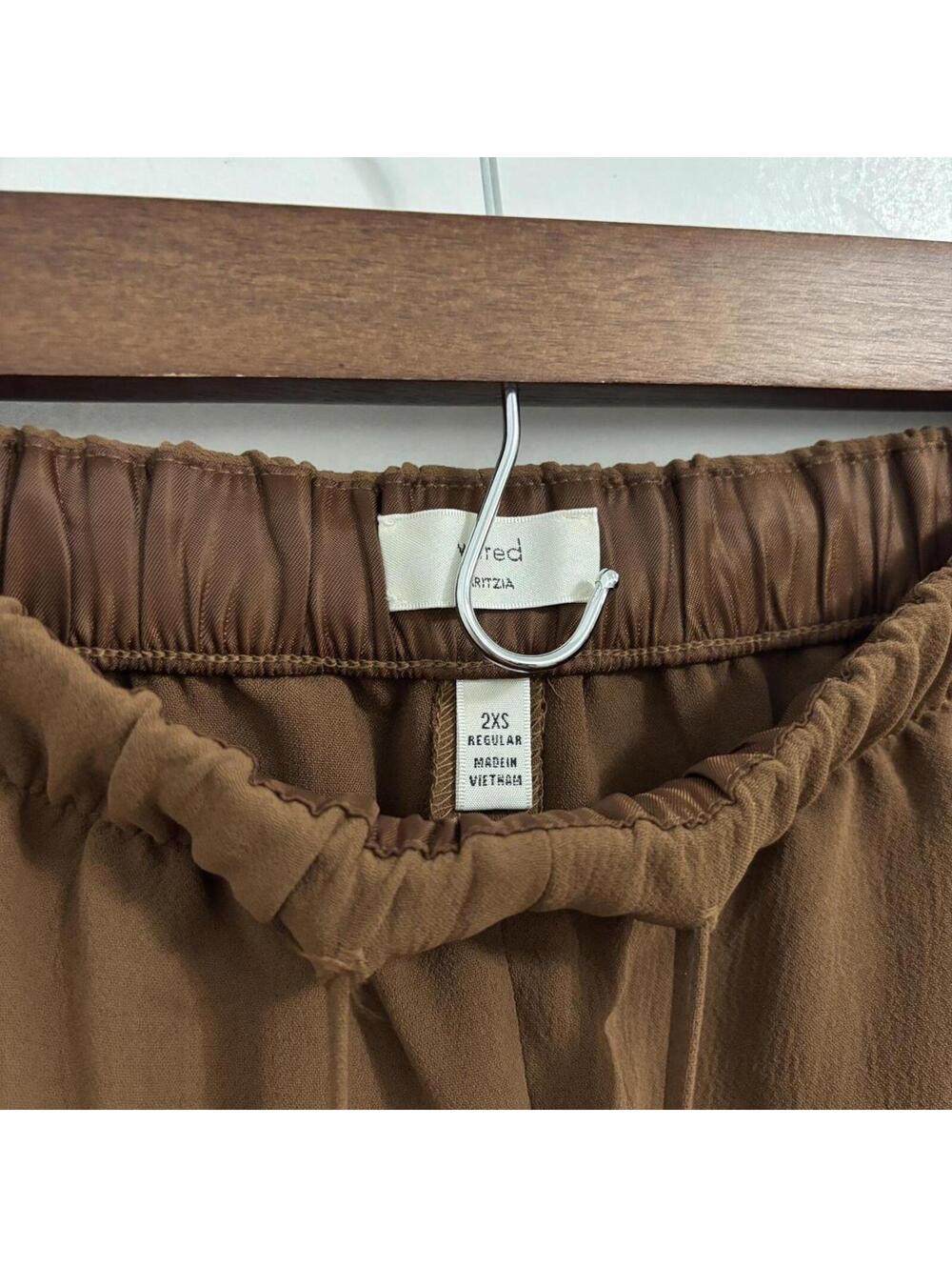 Aritzia Lodge Pants - Crepette | Chocolatier Brown | Size 2XS Regular - Picture 2 of 6